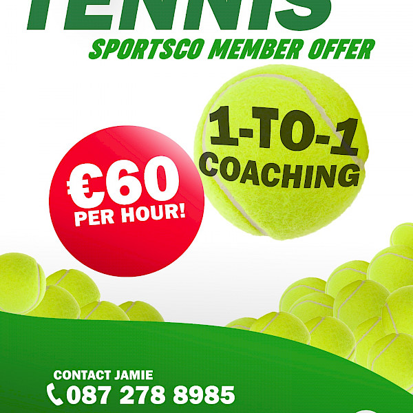 Tennis Coaching (1-to-1)